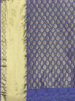 CLASSICATE from the house of The Chennai Silks  Women's Green Kanjivaram Silk Saree With Blouse 2