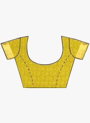 CLASSICATE from the house of The Chennai Silks  Women's Green Kanjivaram Silk Saree With Blouse 5