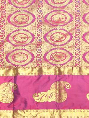 CLASSICATE from the house of The Chennai Silks  Women's Multicolor Dharmavaram Silk Saree With Blouse 4
