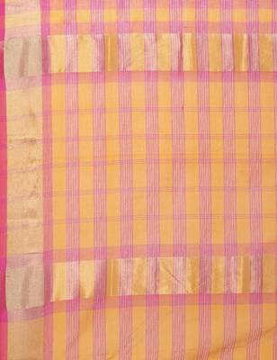 CLASSICATE from the house of The Chennai Silks  Women's Multicolor Chettinad Cotton Saree With Blouse 5