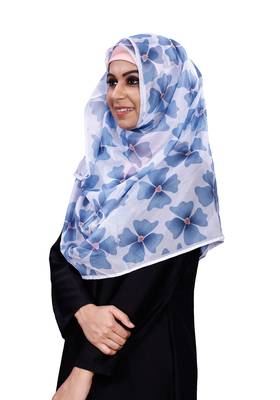 Women's Daily Wear Floral Printed BSY Magic Fabric Scarf Hijab 2