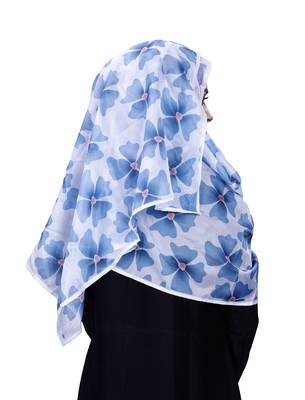 Women's Daily Wear Floral Printed BSY Magic Fabric Scarf Hijab 4