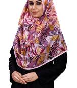 Women's Floral Leaf Printed BSY Magic Material Scarf Hijab Dupatta
