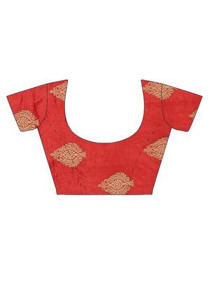 CLASSICATE from the house of The Chennai Silks  Women's Multicolor Dupion Saree With Blouse 5