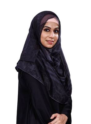 Women's Printed Islamic Wear BSY Magic Scarf Hijab 4