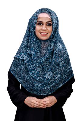Women's Floral Printed BSY Magic Scarf Hijab Dupatta 1
