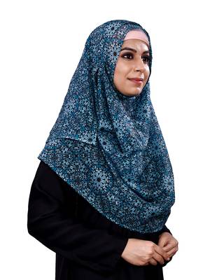 Women's Floral Printed BSY Magic Scarf Hijab Dupatta 2