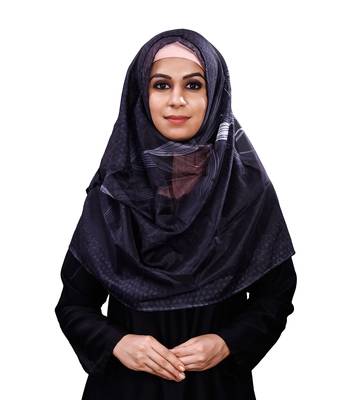 Women's Leaf Printed BSY Magic Material Scarf Hijab Dupatta 3