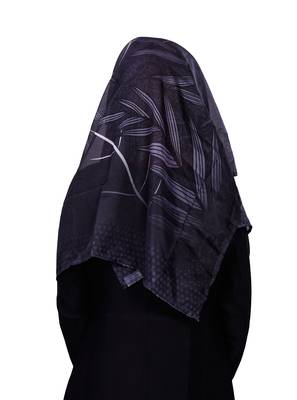 Women's Leaf Printed BSY Magic Material Scarf Hijab Dupatta 5