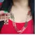 Multicolor Alloy 5 Line Pearl Beaded Necklace Imitation