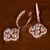 Rose Gold Plated American Diamond Embellished Danglers 216ED391