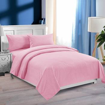 Pink Striped Bed Sheets Online Shopping 