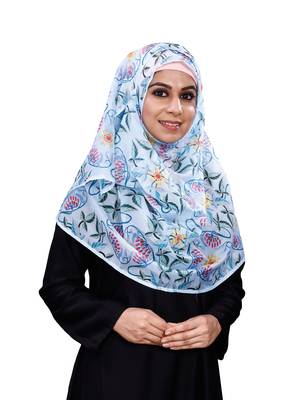 JSDC Women's Printed BSY Magic Scarf Hijab Dupatta 1
