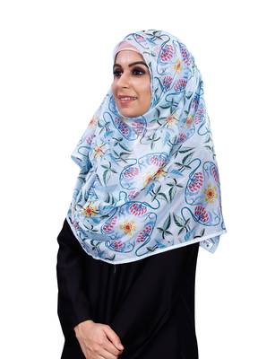 JSDC Women's Printed BSY Magic Scarf Hijab Dupatta 2
