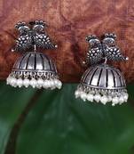 Silver earrings