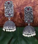 Silver earrings