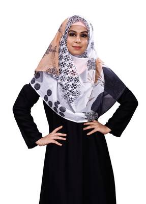 JSDC Women's Printed BSY Magic Fabric Scarf Hijab Dupatta 3