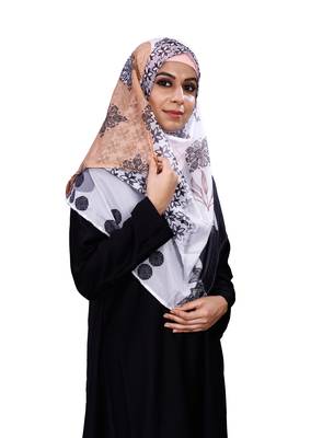 JSDC Women's Printed BSY Magic Fabric Scarf Hijab Dupatta 4