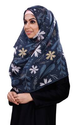 JSDC Women Printed BSY Magic Scarf Hijab Dupatta 2
