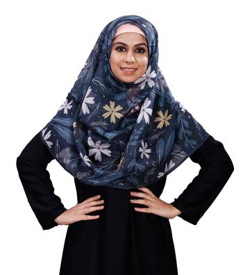 JSDC Women Printed BSY Magic Scarf Hijab Dupatta 3