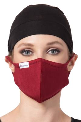 2 Pcs Set-Under Hijab Bonnet Cap and Mask Combo 2