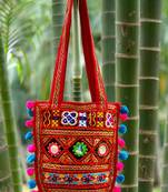 MultiColor Cotton  Kutch  HandBag 
