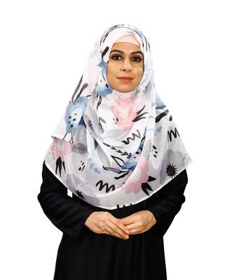 JSDC Daily Wear Printed BSY Magic Scarf Hijab For Women 3