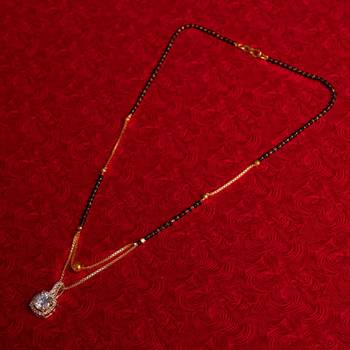 White mangalsutra 1