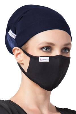 2 Pcs Set-Under Hijab Bonnet Cap and Mask Combo 2