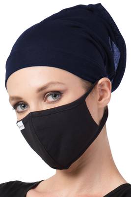 2 Pcs Set-Under Hijab Bonnet Cap and Mask Combo 3