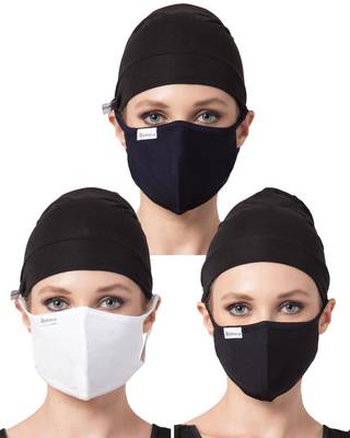 4 Pcs Set-Under Hijab Cap and Mask Combo 1