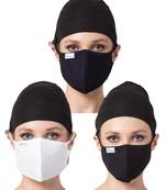 4 Pcs Set-Under Hijab Cap and Mask Combo