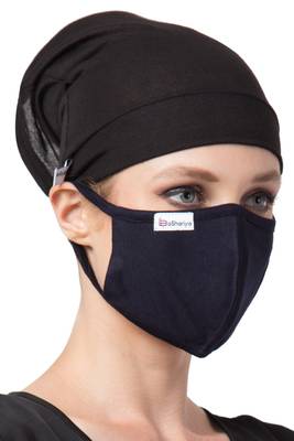 4 Pcs Set-Under Hijab Cap and Mask Combo 5