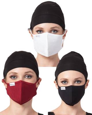 4 Pcs Set-Under Hijab Cap and Mask Combo 1