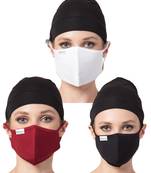 4 Pcs Set-Under Hijab Cap and Mask Combo