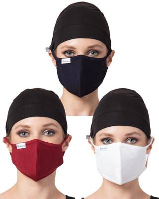 4 Pcs Set-Under Hijab Cap and Mask Combo 1