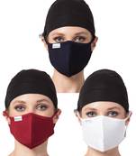 4 Pcs Set-Under Hijab Cap and Mask Combo