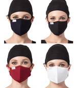 5 Pcs Set-Under Hijab Cap and Mask Combo