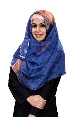 JSDC Women Occassion Wear Printed BSY Magic Scarf Hijab 1