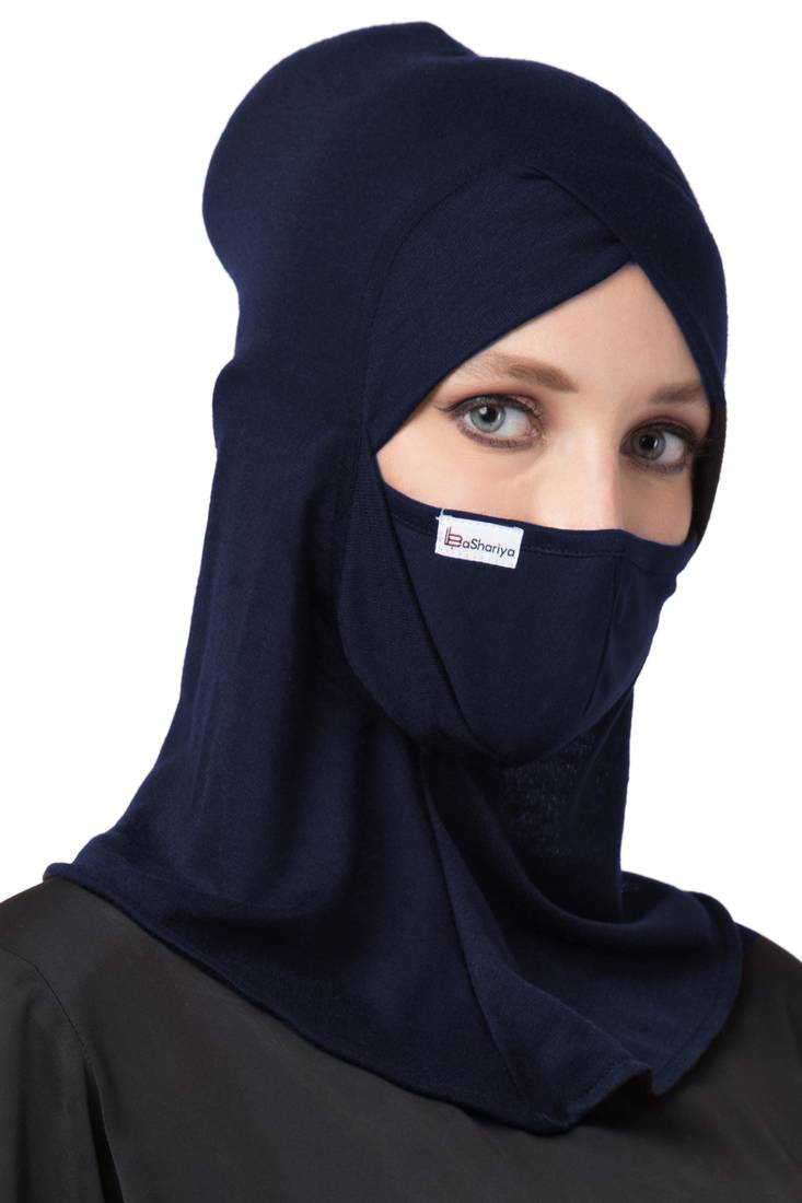 6 Pcs Set-Under Hijab Cap and Mask Combo