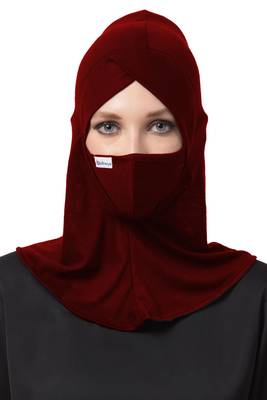 6 Pcs Set-Under Hijab Cap and Mask Combo 3