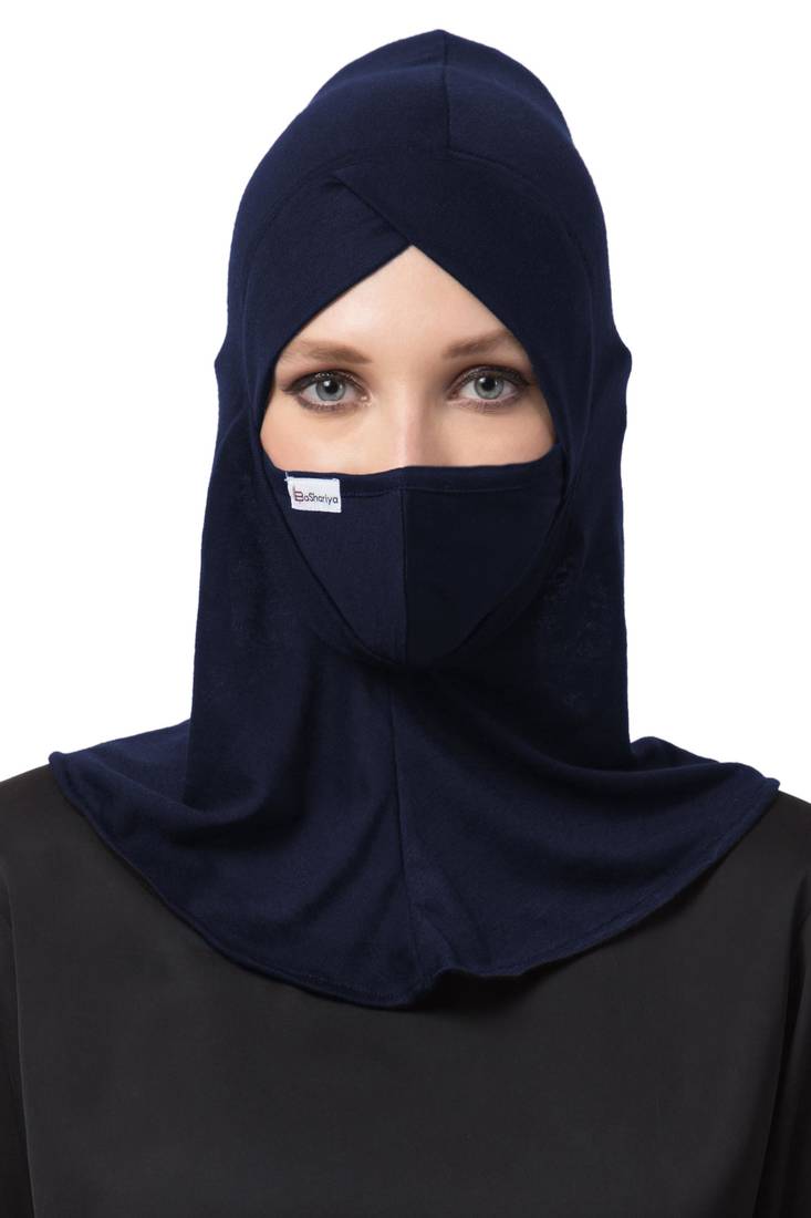 6 Pcs Set-Under Hijab Cap and Mask Combo