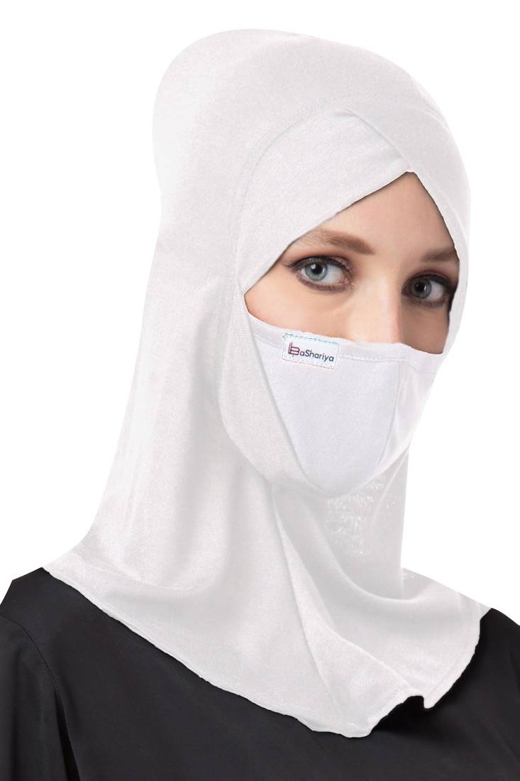 6 Pcs Set-Under Hijab Cap and Mask Combo
