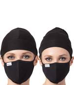 4 Pcs Set-Under Hijab Cap and Mask Combo