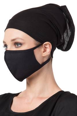 4 Pcs Set-Under Hijab Cap and Mask Combo 4