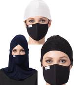 6 Pcs Set-Under Hijab Cap and Mask Combo