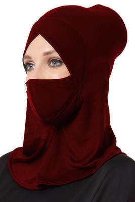 6 Pcs Set-Under Hijab Cap and Mask Combo 5