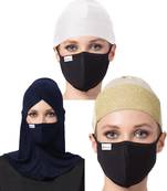 6 Pcs Set-Under Hijab Cap and Mask Combo