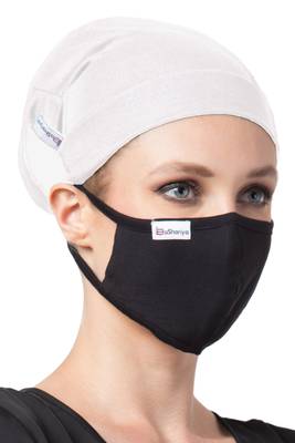 2 Pcs Set-Under Hijab Bonnet Cap and Mask Combo 4