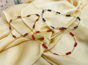Multicolor anklets 1